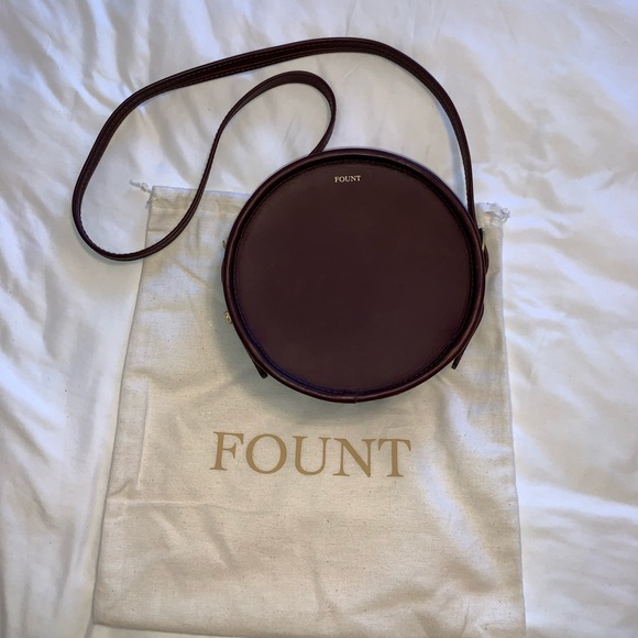 FOUNT Bags Fount Leather Roundabout Handbag Limited Edition Poshmark